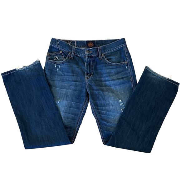 Rock & Republic Henlee Women’s Intentionally Distressed Blue Jeans Size 32x30 - Picture 8 of 8